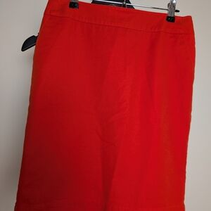 Merona Red Cotton Stretch Mini Skirt Size 2